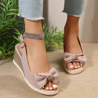 Nichola | Trendy Chic Wedge Sandals