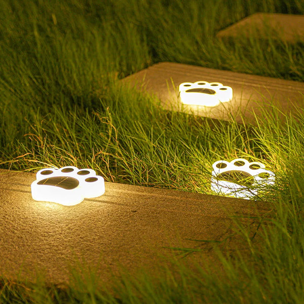 PawGlow – Wireless Solar Paw Print Garden Lighting – For a Fun & Eco-Friendly Outdoor Glow