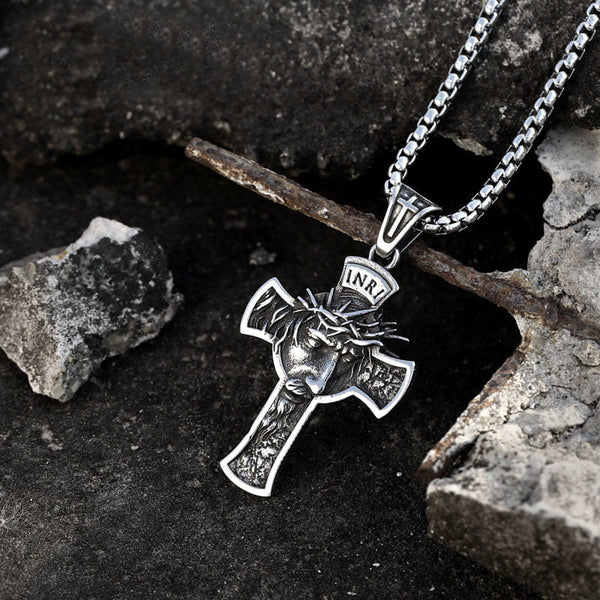 Mason - Cross Pendant with Chain – Elegant & Bold