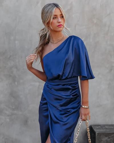 KATHY | Elegant One Shoulder Dress