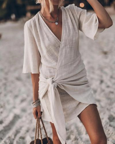 MEREDITH | Chic Wrap Around Dress