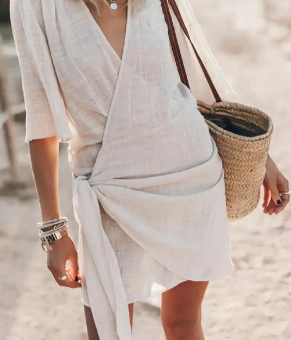 MEREDITH | Chic Wrap Around Dress