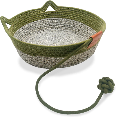 Handwoven Cotton Rope Bed for Cats