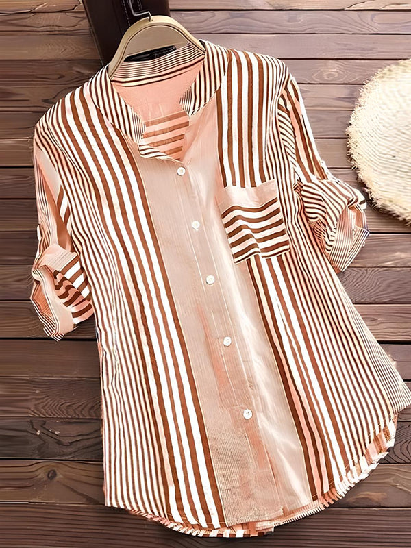 NIKKI | Striped Women's Shirt