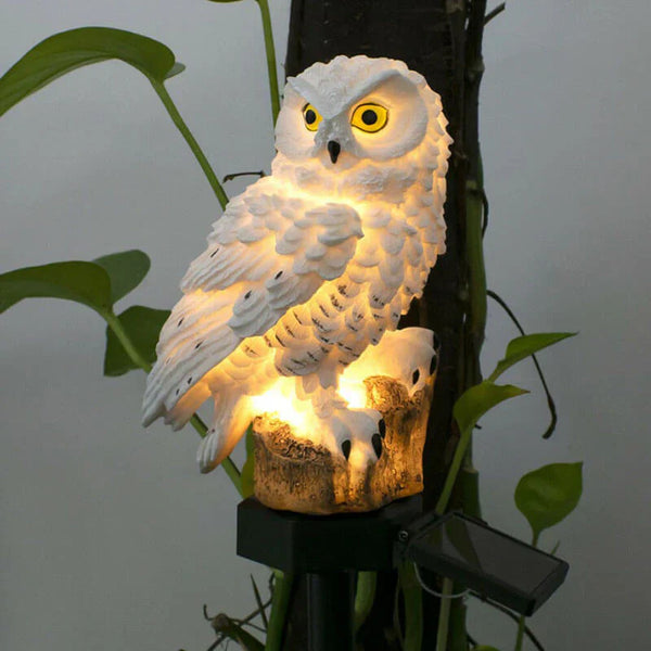 OwlGlow – Solar Powered Owl Garden Lamp – For a Whimsical & Energy-Efficient Outdoor Light