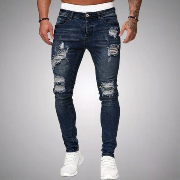 Leo | Men's Casual Ripped Jeans