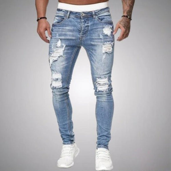 Leo | Men's Casual Ripped Jeans