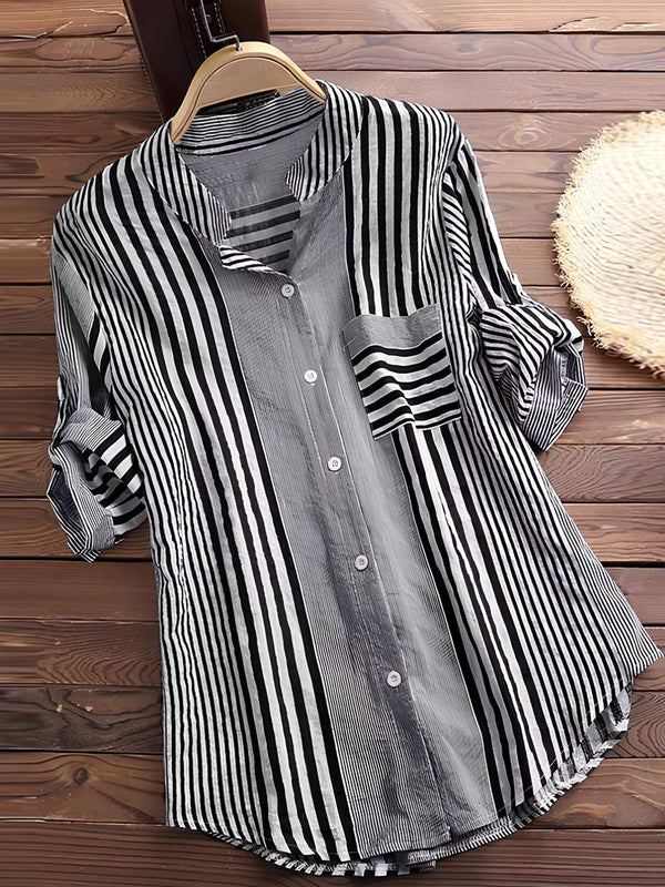 NIKKI | Striped Women's Shirt